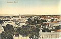 Panoramic view from the tower of the Sacred Heart of Jesus Church looking toward the Our Lady of Mount Carmel Church, 1910.