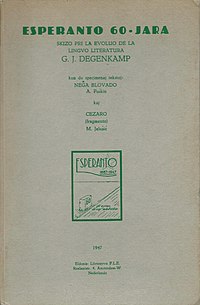 Esperanto 60-Jara. Skizo pri la Evoluo de la Lingvo Literatura