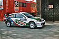 M.Märtin sur Ford Focus RS WRC au rallye de Finlande en 2004;