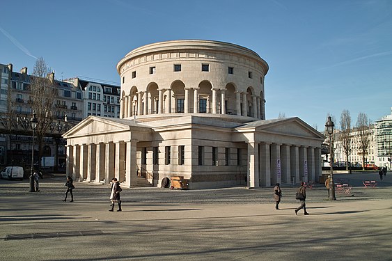 Rotonde de la Villette, construit pour la barrière Saint-Martin, place de la Bataille-de-Stalingrad.