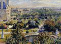 Claude Monet, Veduta del giardino delle Tuileries 1876, dipinto dall'appartamento di Victor Chocquet, rue de Rivoli, Musée Marmottan Monet