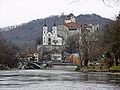 Blick auf Aarburg von der Aare