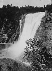 Chute Montmorency vers 1900