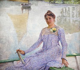 Anna De Weert door Emile Claus in het Museum voor Schone Kunsten (Gent)