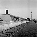 Het nieuwe stationsgebouw in 1958