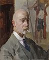 zelfportret door Isaac Israëls gemaakt in 1919 overleden op 7 oktober 1934