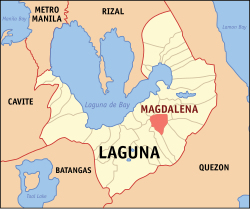 Mapa de Laguna con Magdalena resaltado