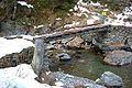 Beam bridge near Vallorcine, Haute-Savoie, France