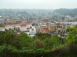 View of the city of Papantla