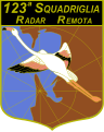 Stemma della 123^ Sq.R.R. AM