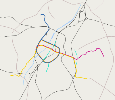 Location map Belgium Brussels Metro