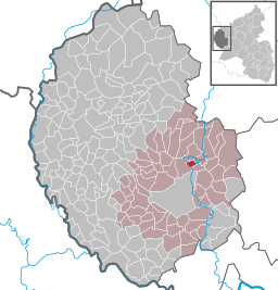 Läget för Etteldorf i Eifelkreis Bitburg-Prüm