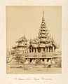 Queen's Silver Pagoda, Mandalay, om 1889