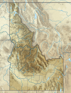 Easley Peak is located in Idaho