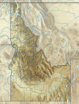 Location of Lily Lake in Idaho, USA.