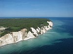 A cliff made of chalk