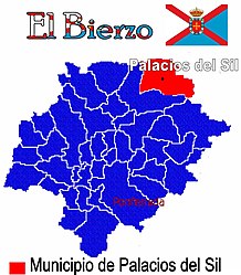 Palacios del Sil – Mappa