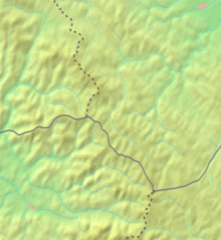 Mapa konturowa Karpat Marmaroskich, Czarnohory i Połonin Hryniawskich