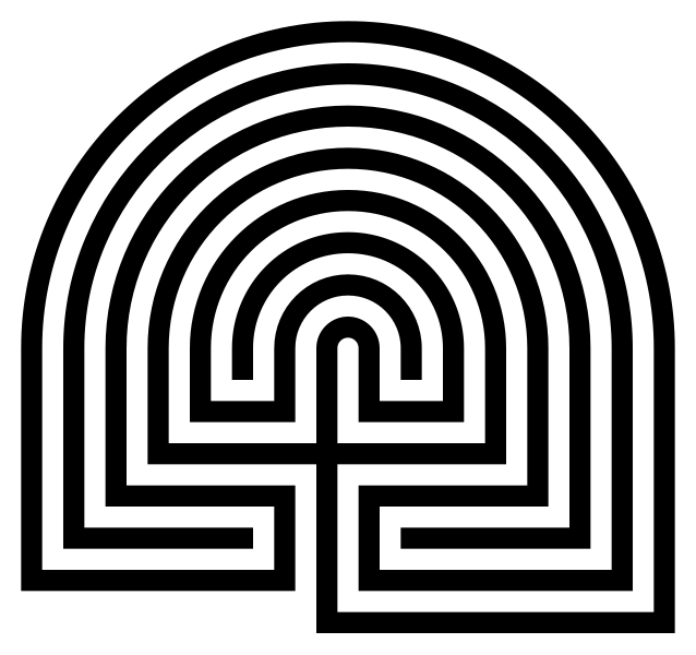 File:Cretan-labyrinth-half-round.svg