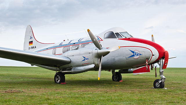 De Havilland DH-104 Dove 8 (built in 1949).