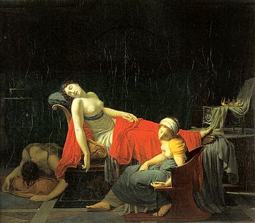 La morte di Cleopatra (1799).