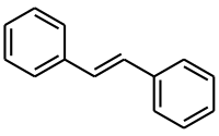 Structuurformule van E-stilbeen