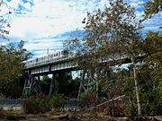 Santa Fe Arroyo Seco Railroad Bridge, the tallest, longest, and oldest railroad span in Los Angeles