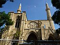 St. Sophia Cathedral, Nicosia which was built during rule by the House of Lusignan and later converted to a mosque, exemplifies the Gothic architecture in Nicosia.