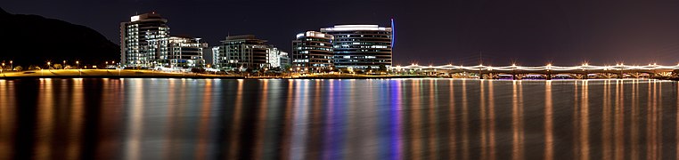 Tempe Town Lake at night