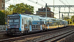 RER C train at Villeneuve-le-Roi station