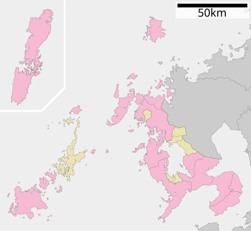 長崎県の位置（長崎県内）