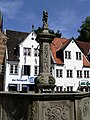 Neptunbrunnen (1758) auf dem Nordermarkt