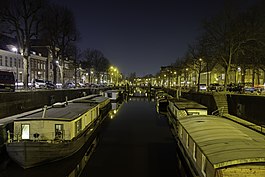 Het Lopende Diep vanaf de Boteringebrug