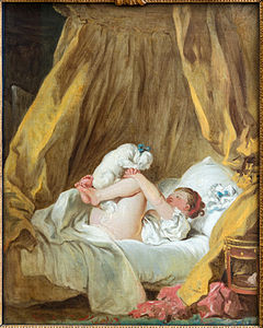 Jean-Honoré Fragonard Jeune fille et son chien