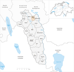 Besenbüren – Mappa