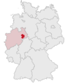 Lage des Kreises Paderborn in Deutschland