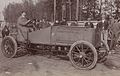 Louis Rigolly vainqueur de l'édition 1903 sur Gobron-Brillié 100hp (Coupe du Figaro, réservée aux véhicules lourds).