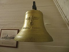 ships bell, Admiral Hipper Laboe