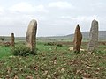 Gudit Stelae arazisinde küçük steller.