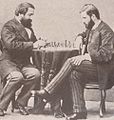 Ilia Chavchavadze and Ivane Machabeli, 1873