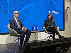 David Herszenhorn and Kaitlan Collins at Carnegie Endowment for International Peace 2024.jpg