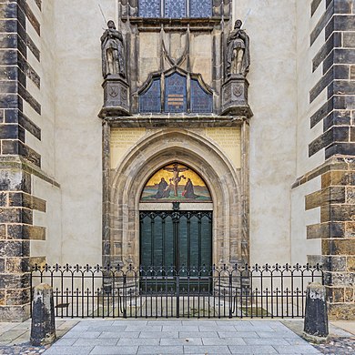 De deuren van de Schlosskirche