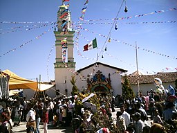 Kyrkan i San Andrés del Pedregal, en av orterna i kommunen.