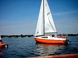 Segelboot auf dem Steinhuder Meer