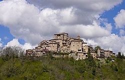 Skyline of Torricella in Sabina