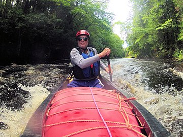 Permanent Rapids on the Saranac River, Adirondack Mountains, New York State, USA