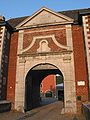 2008 : portail principal de l'ancienne abbaye de la Paix-Dieu.