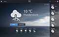 GNOME Weather 3.28 (March 2018)