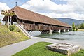 Gedeckte Holzbrücke in Wangen a. d. Aare