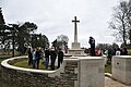 Schoolchildren paying their respects at Hunters Cemetery, Newfoundland Park, Beaumont Hamel